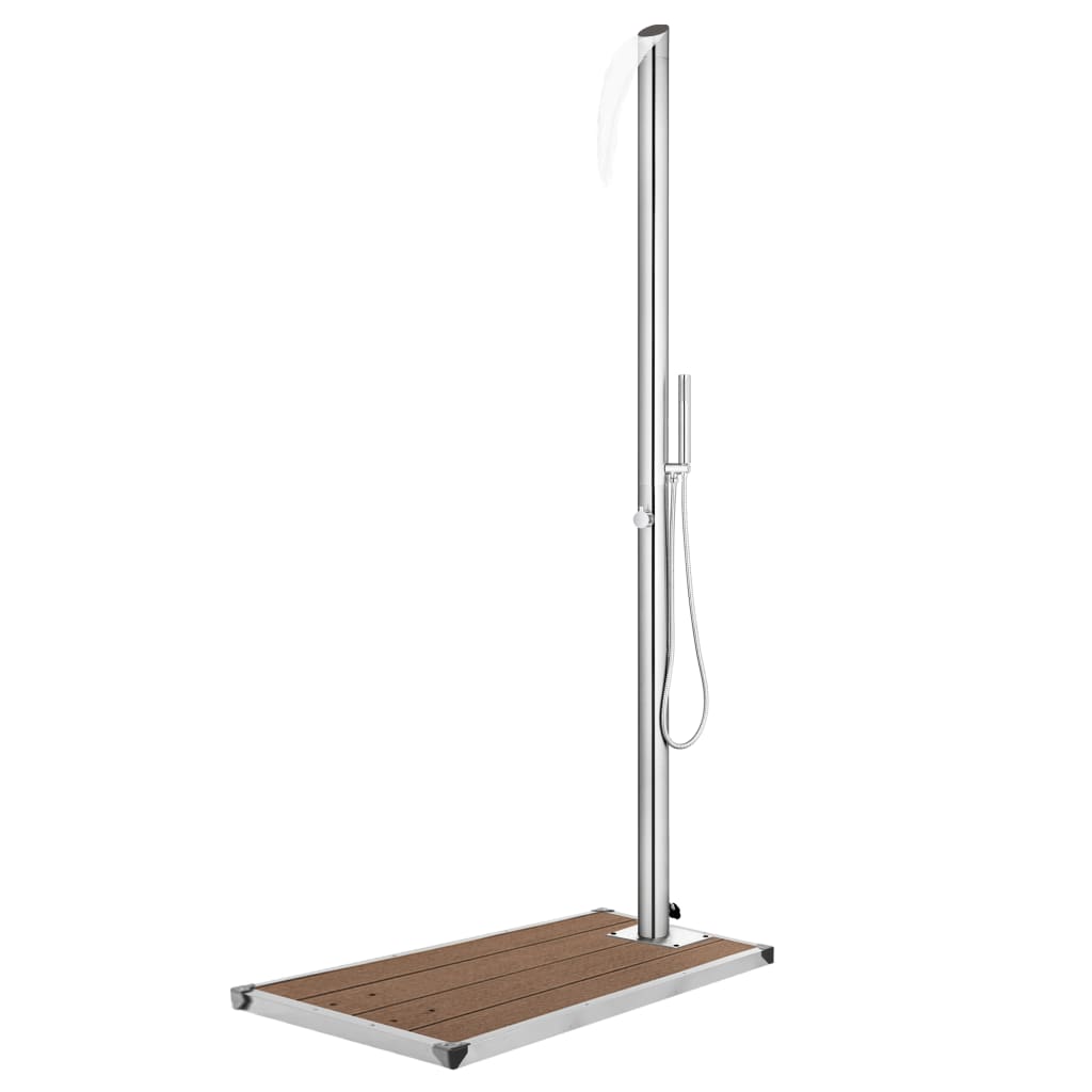 Havebruser Med Bund 225 Cm Rustfrit Stål