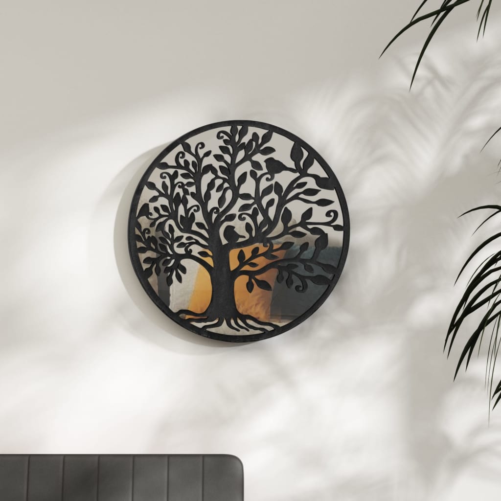 Spejl 40X2,5 Cm Rundt Jern