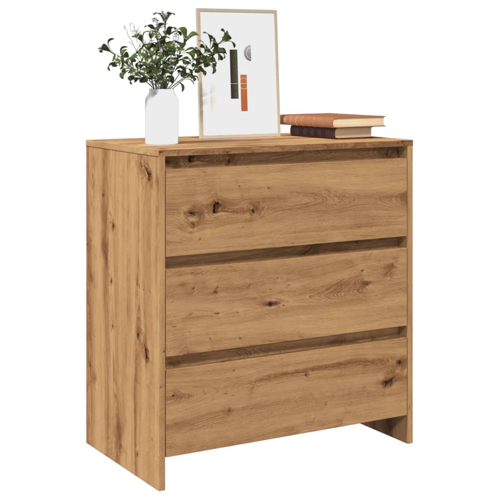 Skænk 70X41X75 Cm Konstrueret Træ Etræsfarve