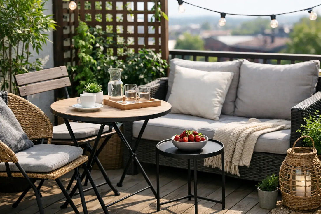 Havemøbler til lille terrasse - vælg rigtigt