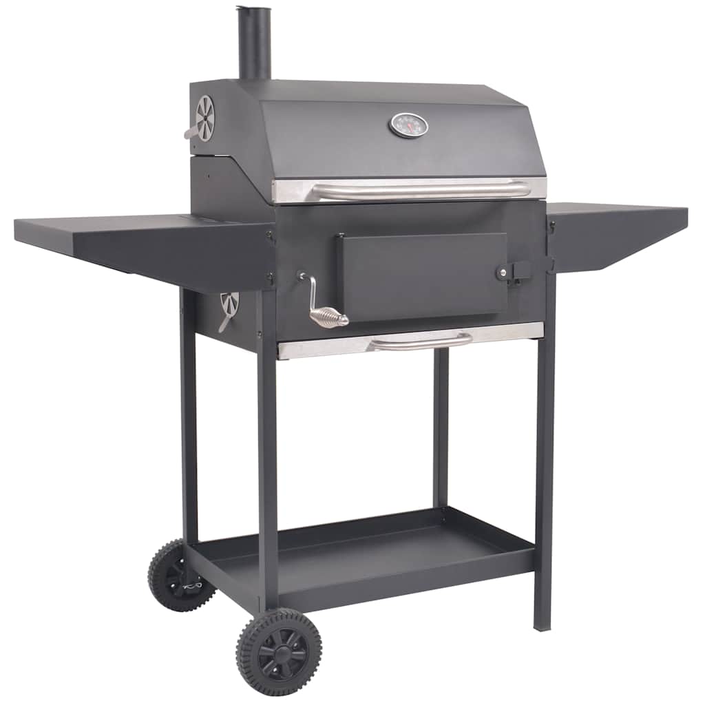 Bbq Smoker Kul Med Bundhylde Sort
