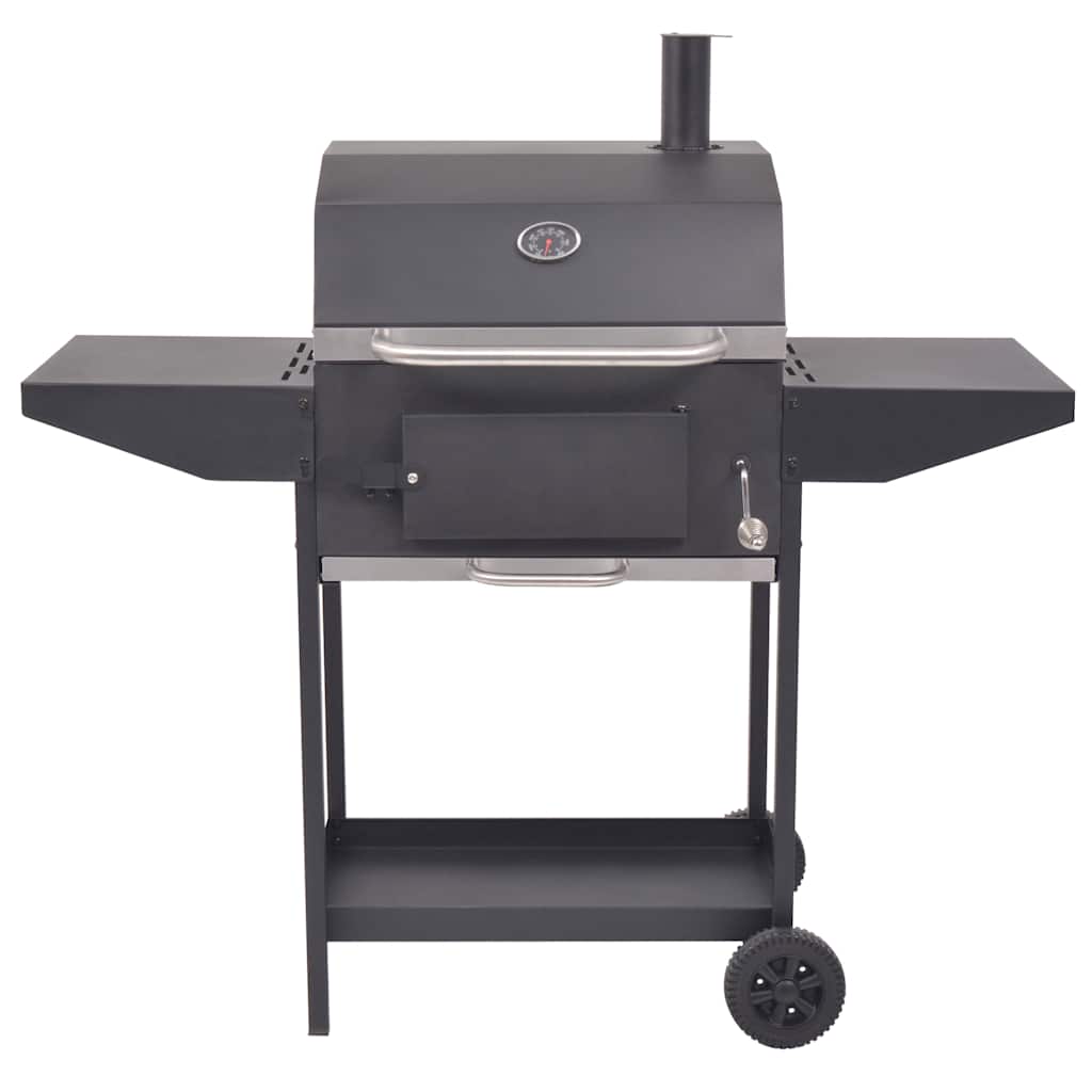 Bbq Smoker Kul Med Bundhylde Sort