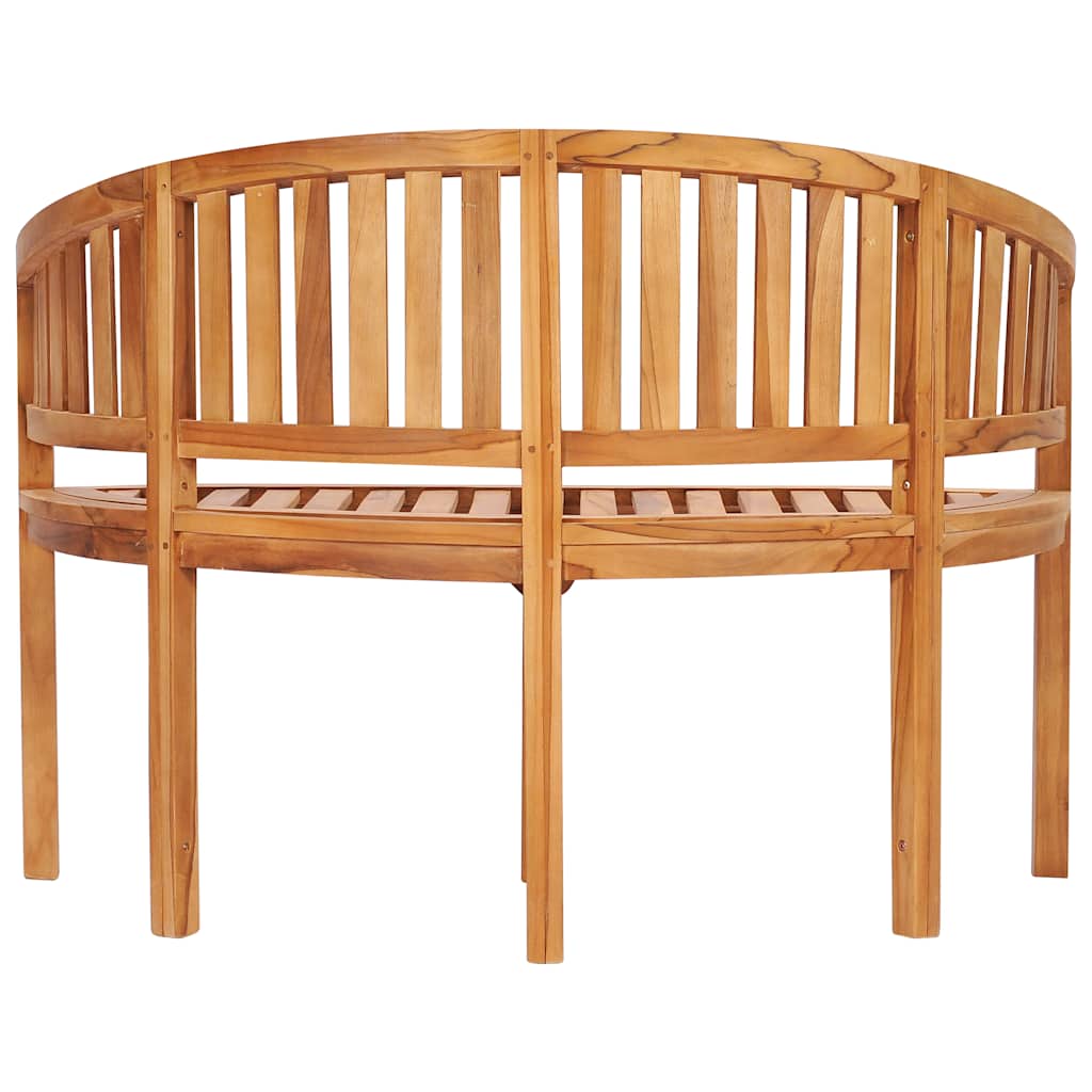Bananbænk Massivt Teaktræ