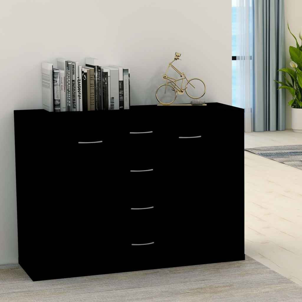 Skænk 88X30X64 Cm Konstrueret Træ Etræsfarve