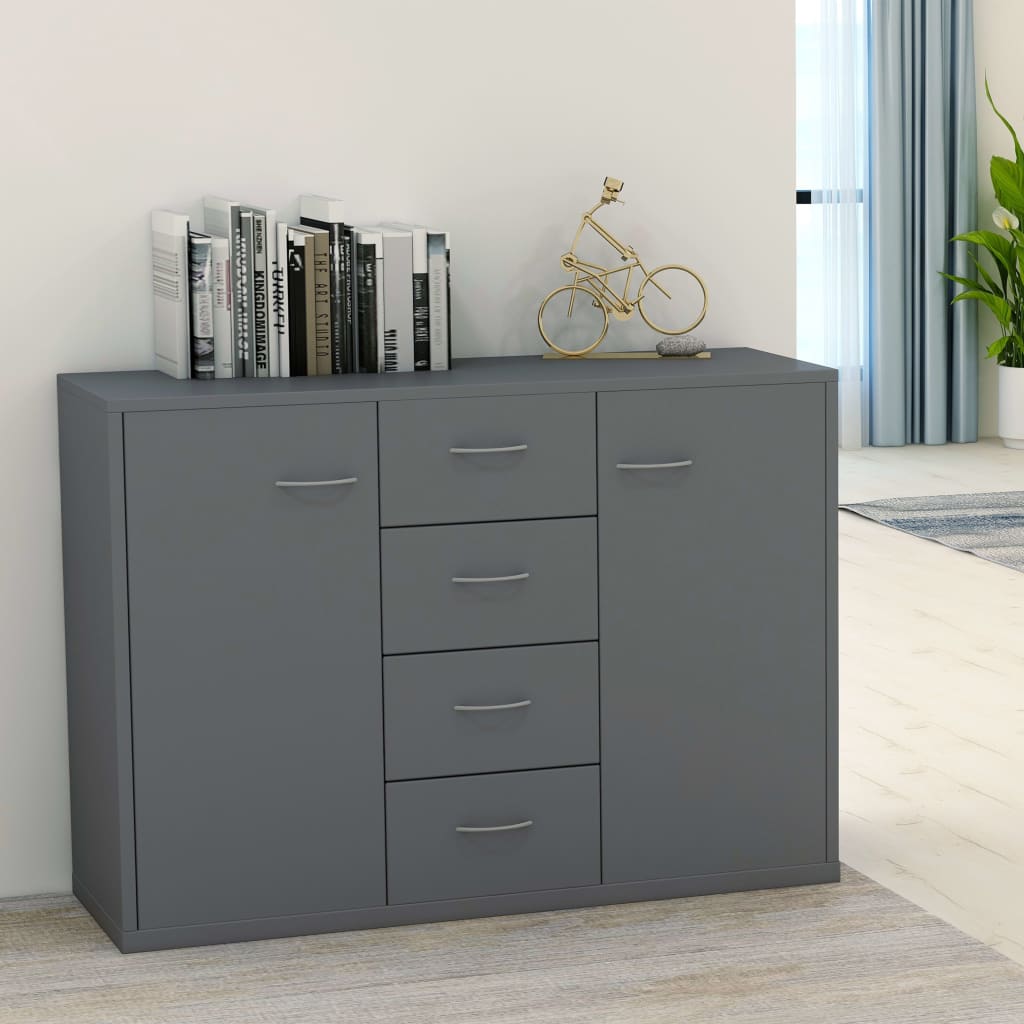Skænk 88X30X64 Cm Konstrueret Træ Etræsfarve