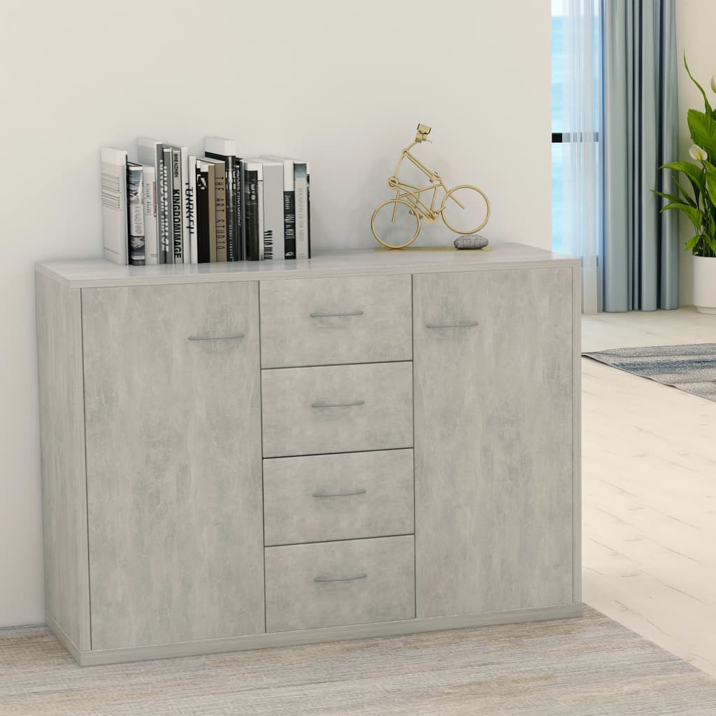 Skænk 88X30X64 Cm Konstrueret Træ Etræsfarve