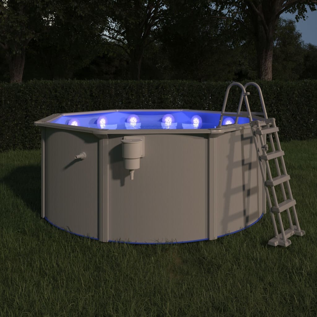 Led-Poollampe Med Fjernbetjening Nedsænkelig Flydende