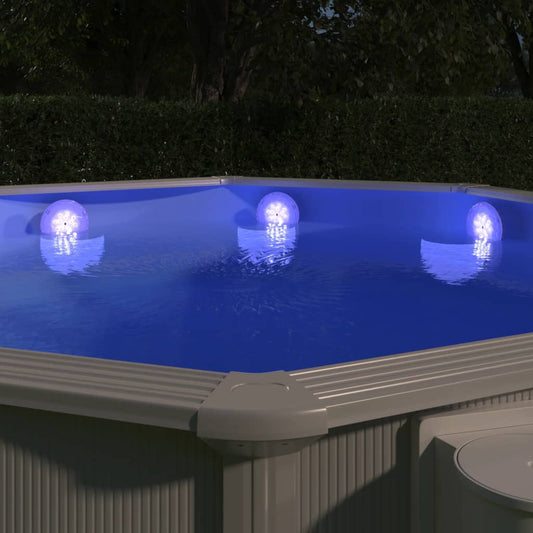 Led-Poollampe Med Fjernbetjening Nedsænkelig Flydende