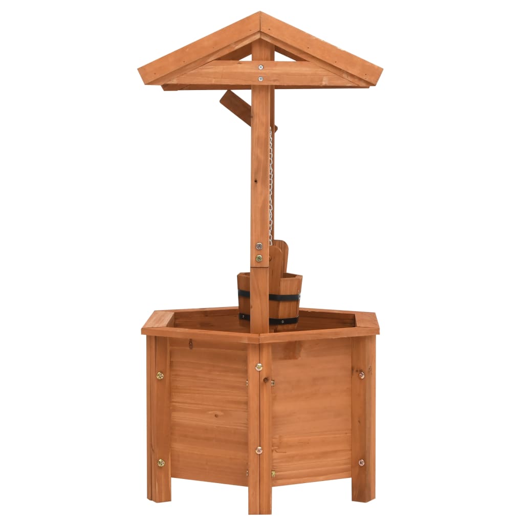 Plantekasse Ønskebrønd 40X40X84 Cm Fyrretræ