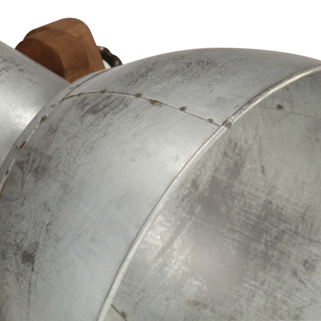 Gulvlampe E27 Massivt Mangotræ Farvet