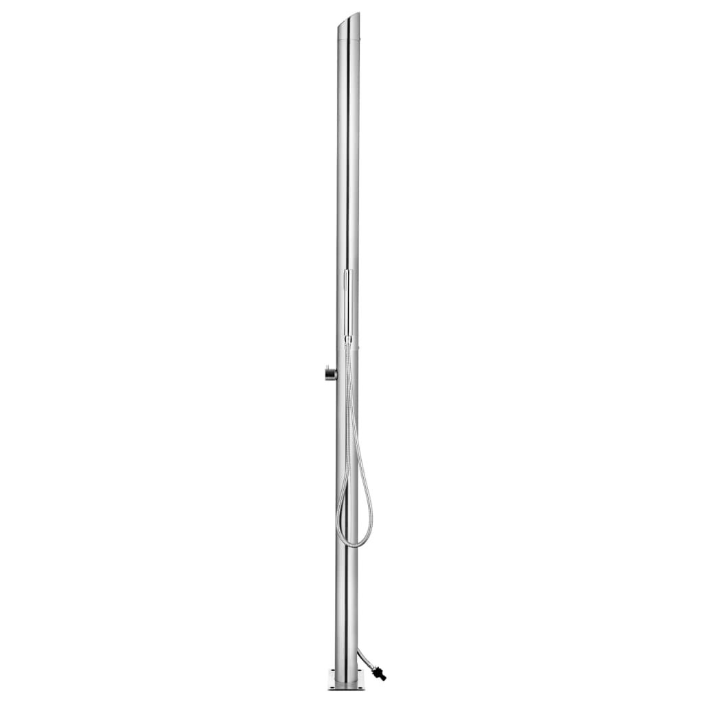 Havebruser Med Bund 225 Cm Rustfrit Stål