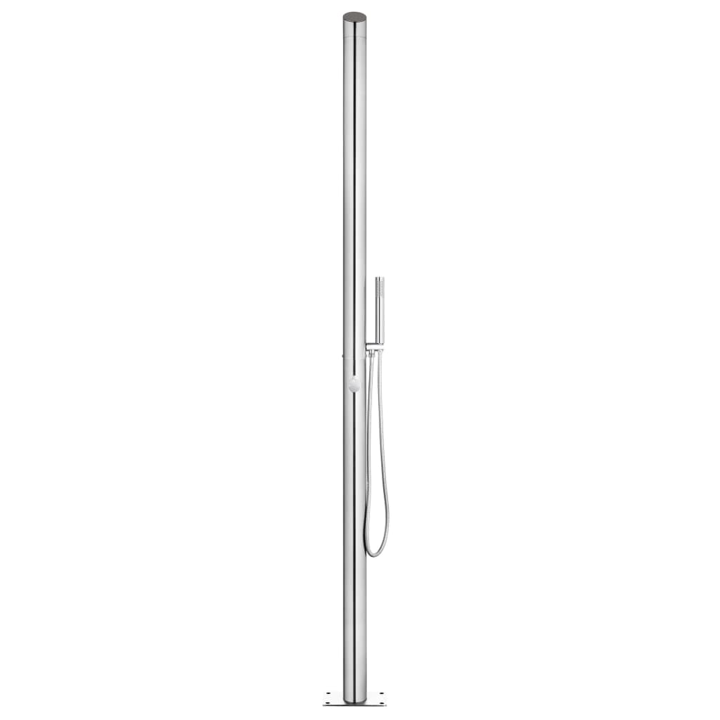 Havebruser Med Bund 225 Cm Rustfrit Stål