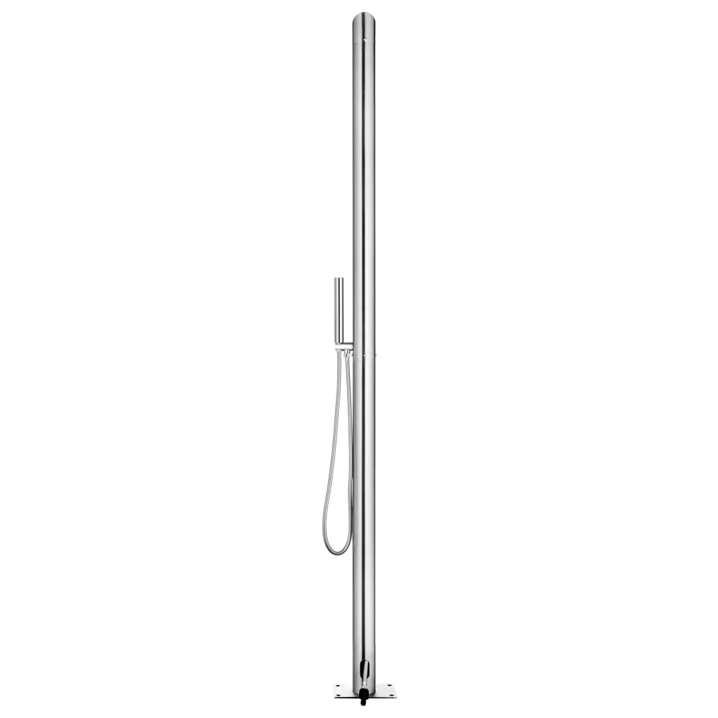 Havebruser Med Bund 225 Cm Rustfrit Stål