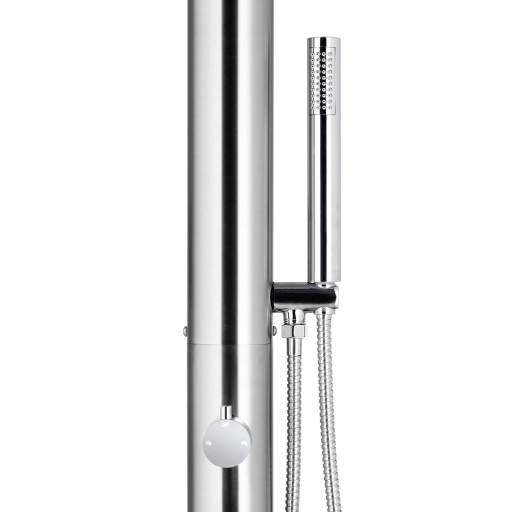 Havebruser Med Bund 225 Cm Rustfrit Stål