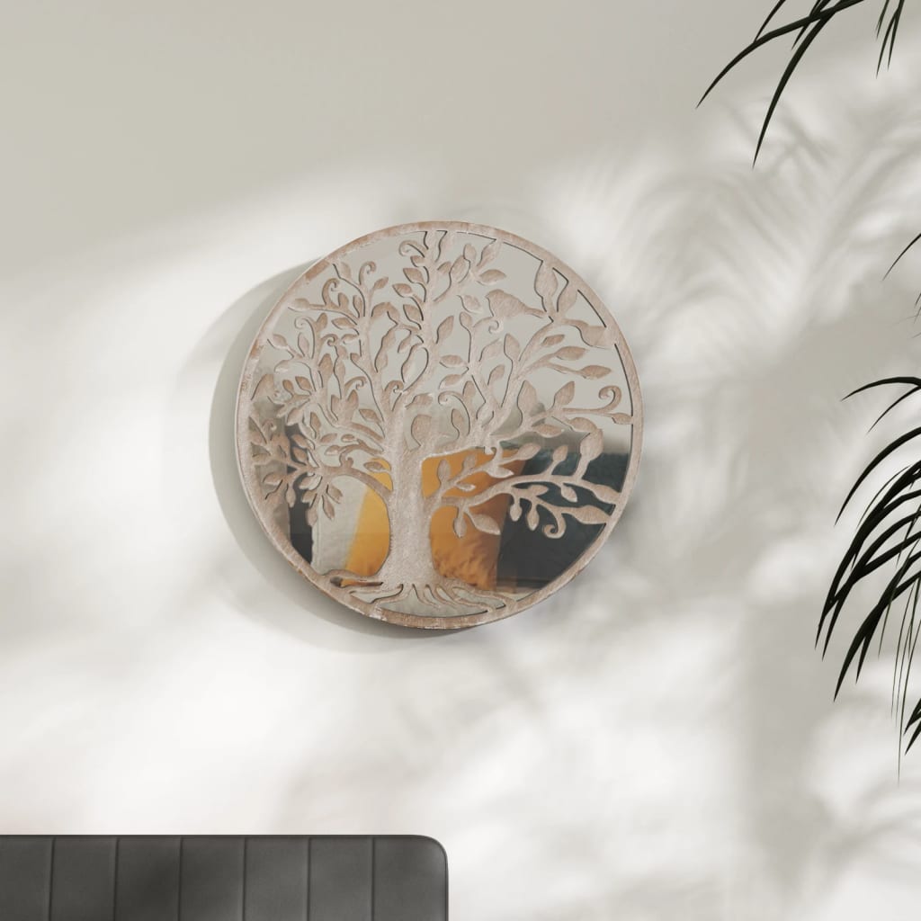 Spejl 40X2,5 Cm Rundt Jern