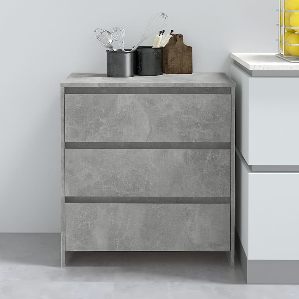 Skænk 70X41X75 Cm Konstrueret Træ Etræsfarve