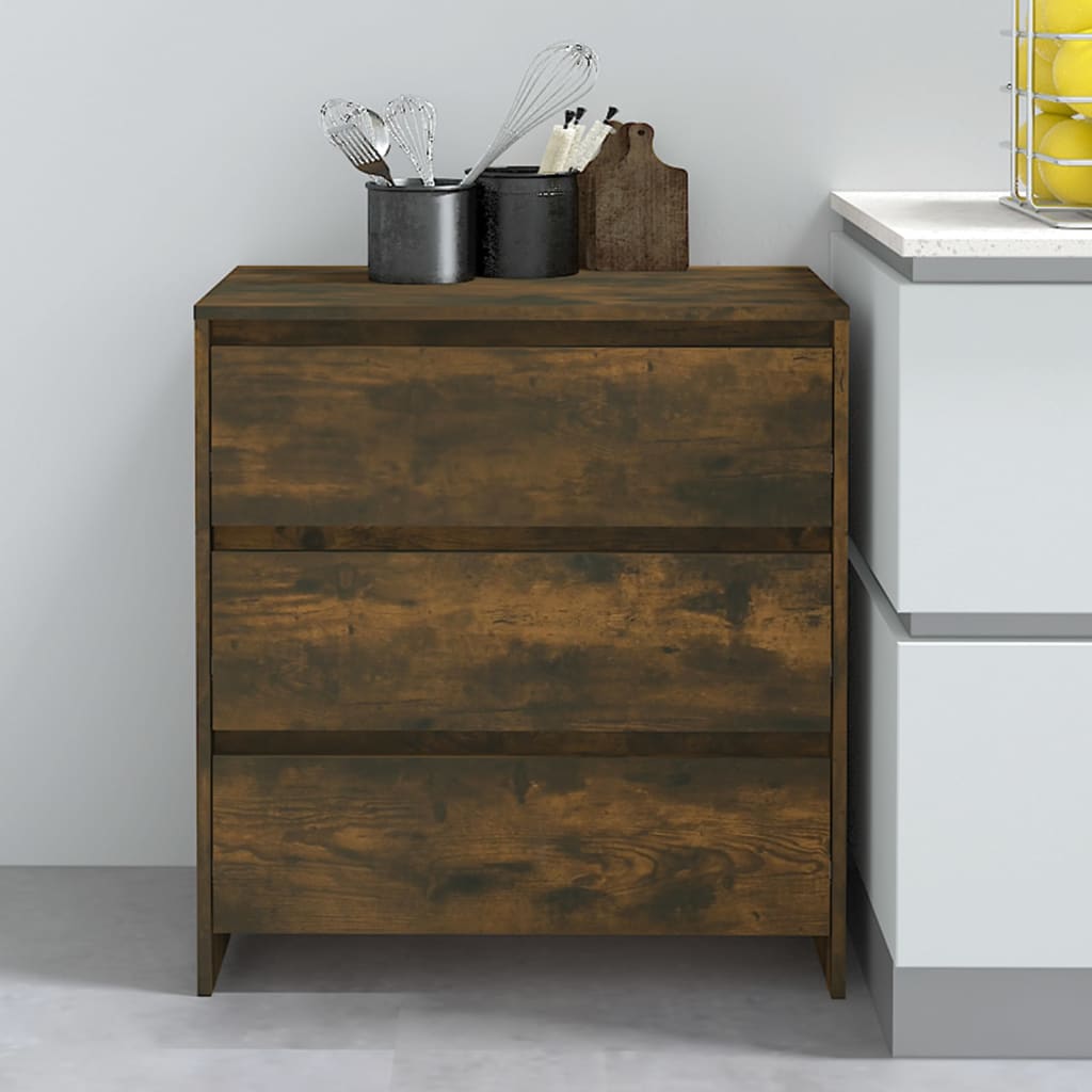 Skænk 70X41X75 Cm Konstrueret Træ Etræsfarve