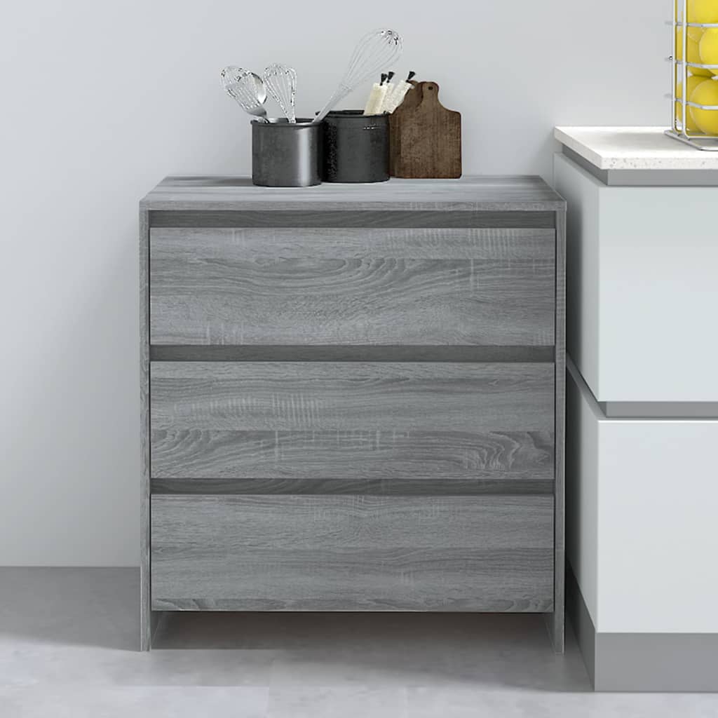 Skænk 70X41X75 Cm Konstrueret Træ Etræsfarve