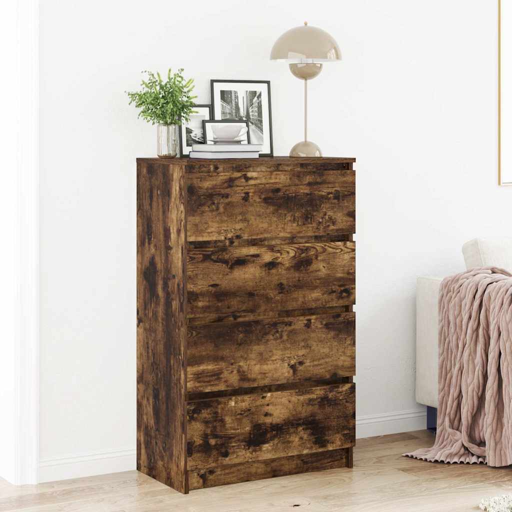 Skænk 60X35X98,5 Cm Konstrueret Træ Etræsfarve