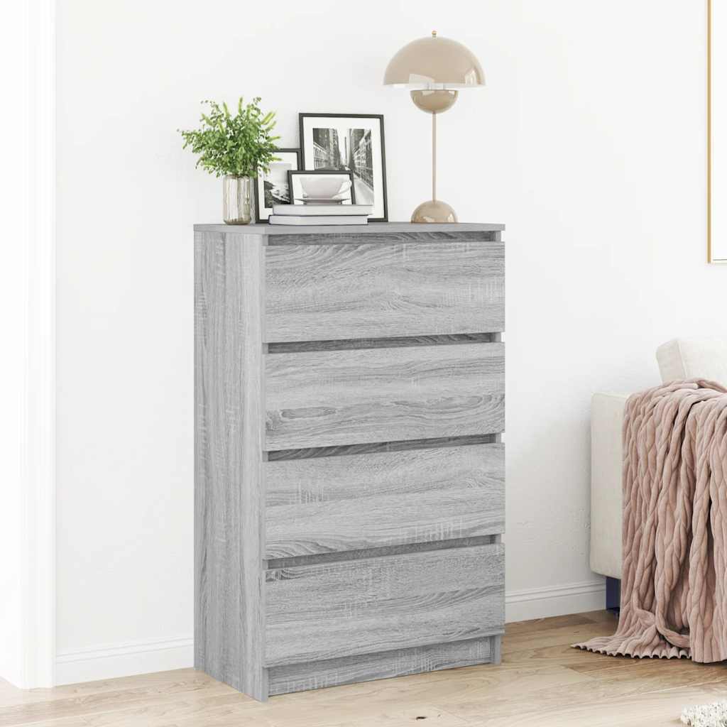 Skænk 60X35X98,5 Cm Konstrueret Træ Etræsfarve