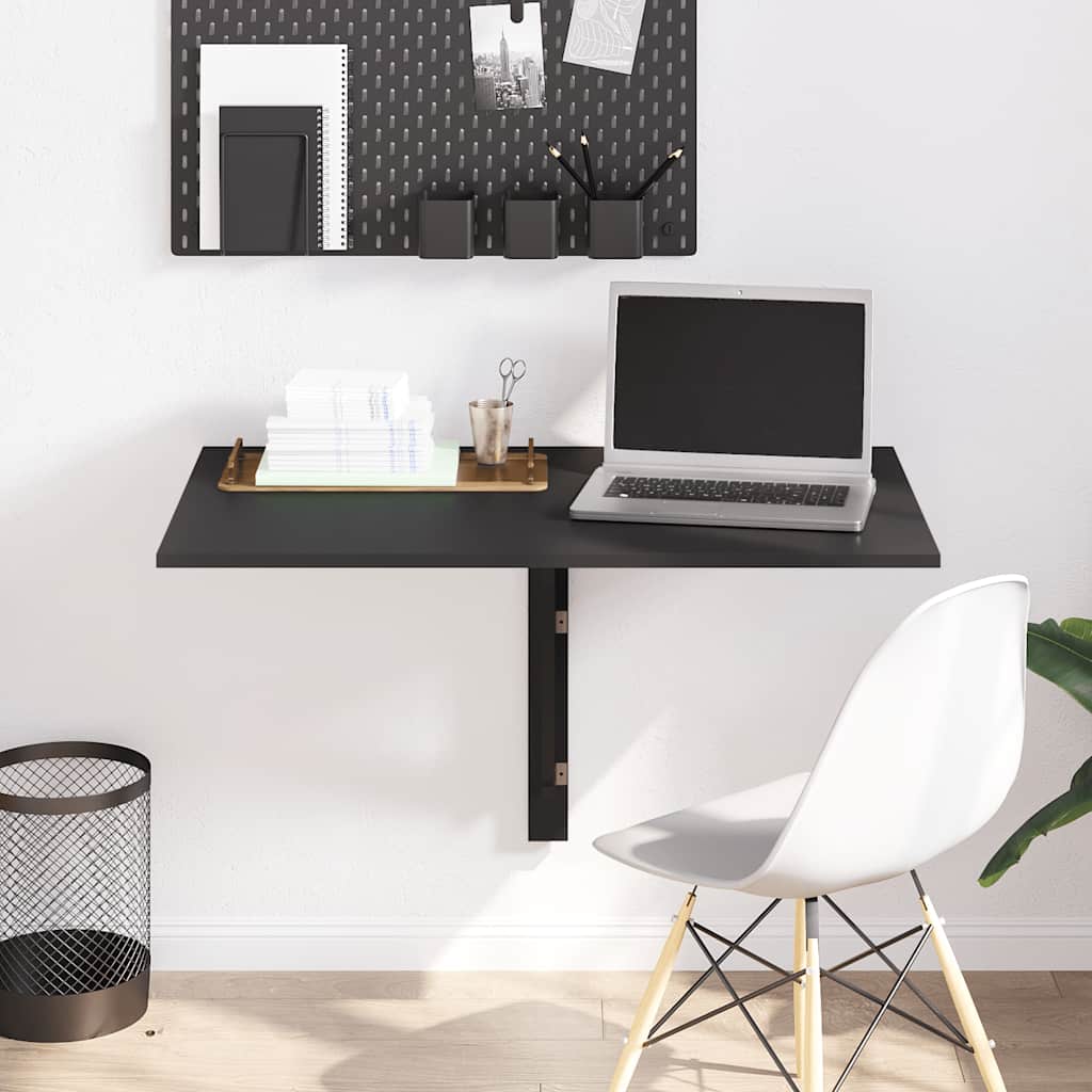 Væghængt Klapbord 100X60X56 Cm Konstrueret Træ Etræ