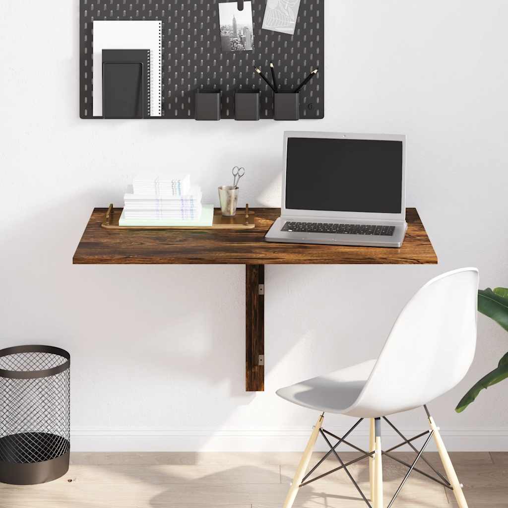 Væghængt Klapbord 100X60X56 Cm Konstrueret Træ Etræ