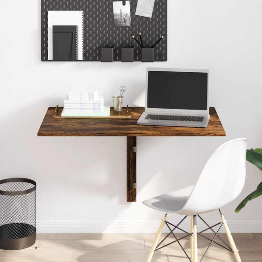 Væghængt Klapbord 100X60X56 Cm Konstrueret Træ Etræ