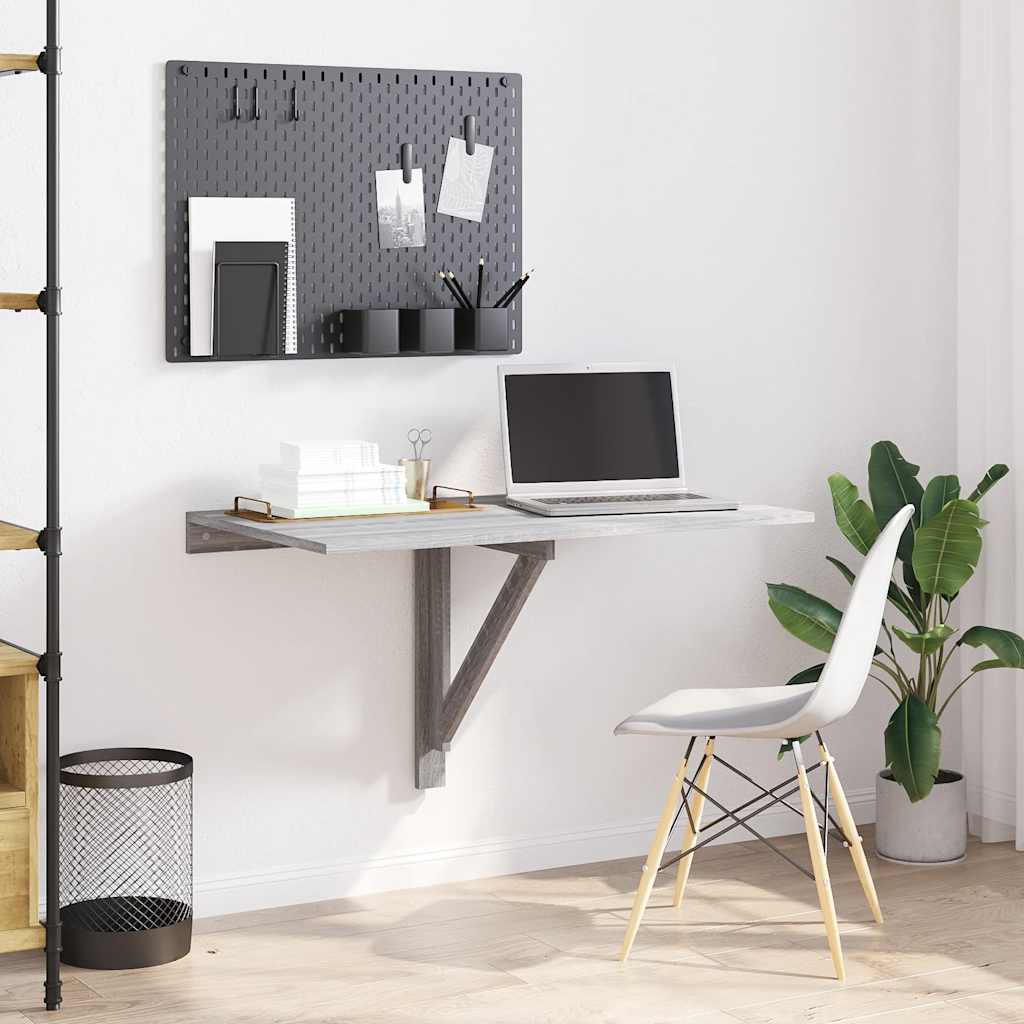 Væghængt Klapbord 100X60X56 Cm Konstrueret Træ Etræ