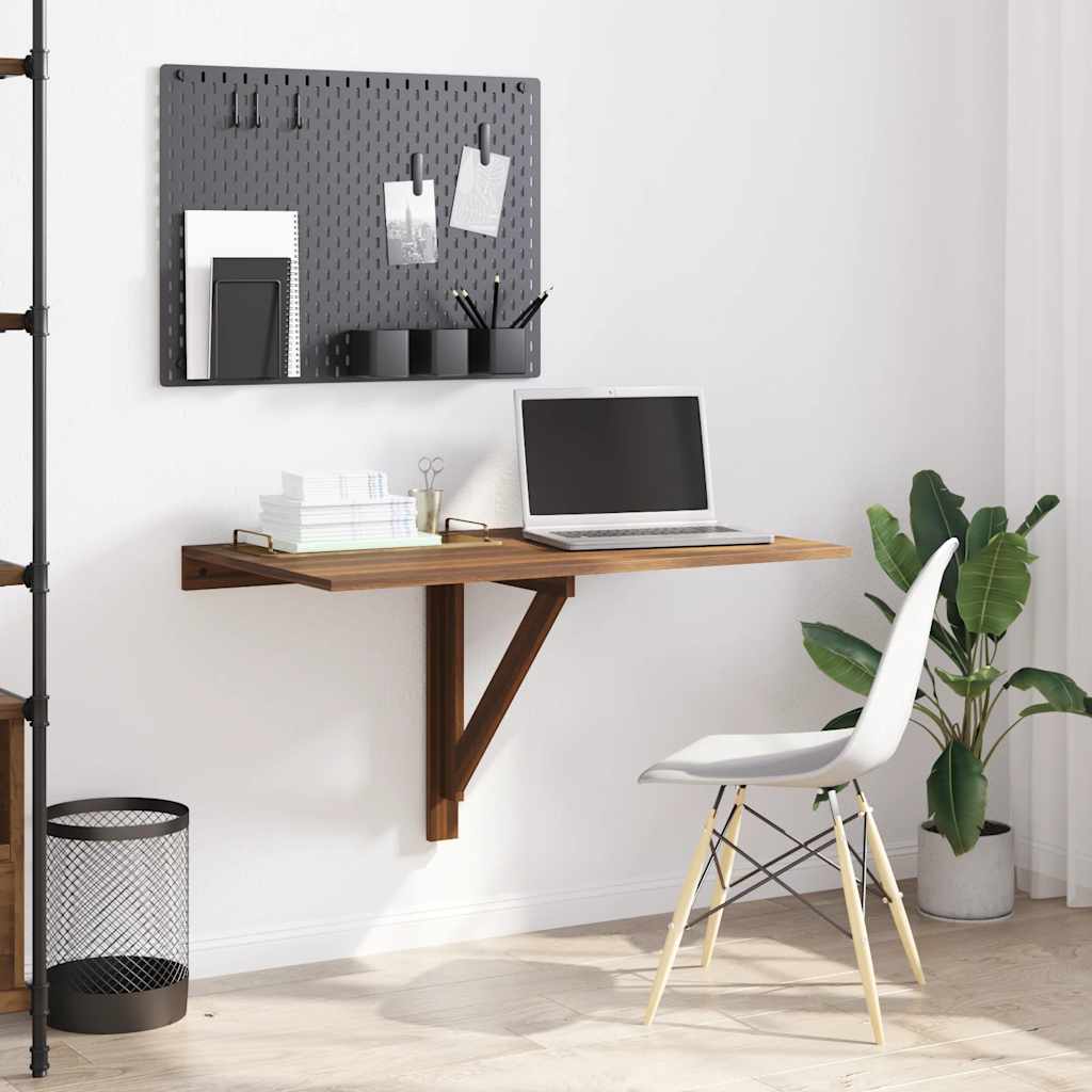 Væghængt Klapbord 100X60X56 Cm Konstrueret Træ Etræ