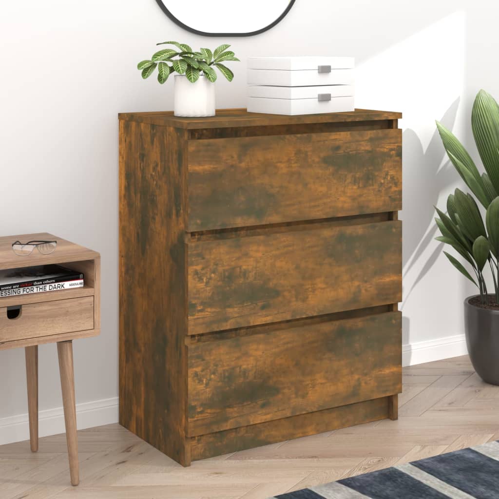 Skænk 60X35X76 Cm Konstrueret Træ Etræsfarve