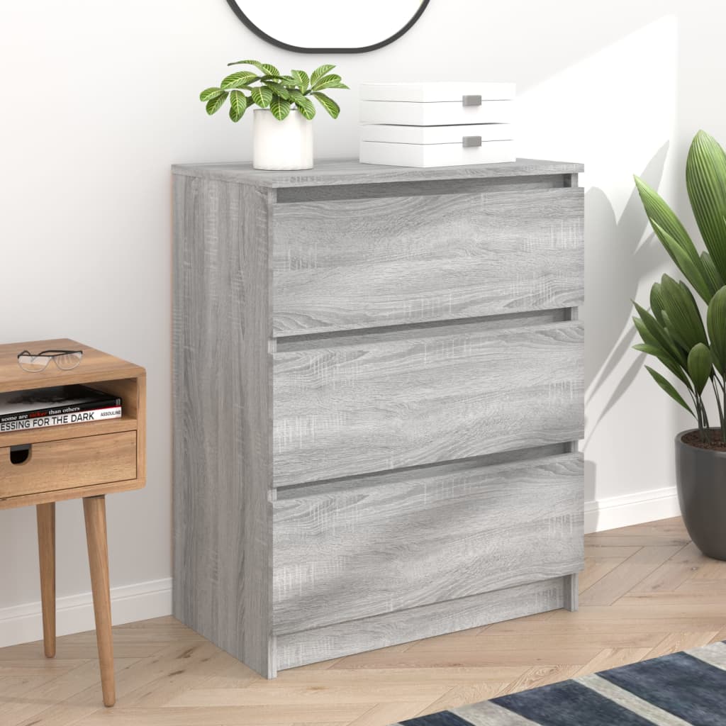 Skænk 60X35X76 Cm Konstrueret Træ Etræsfarve