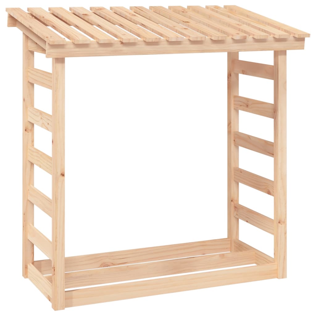 Brændestativ 108X64,5X110 Cm Massivt Fyrretræ