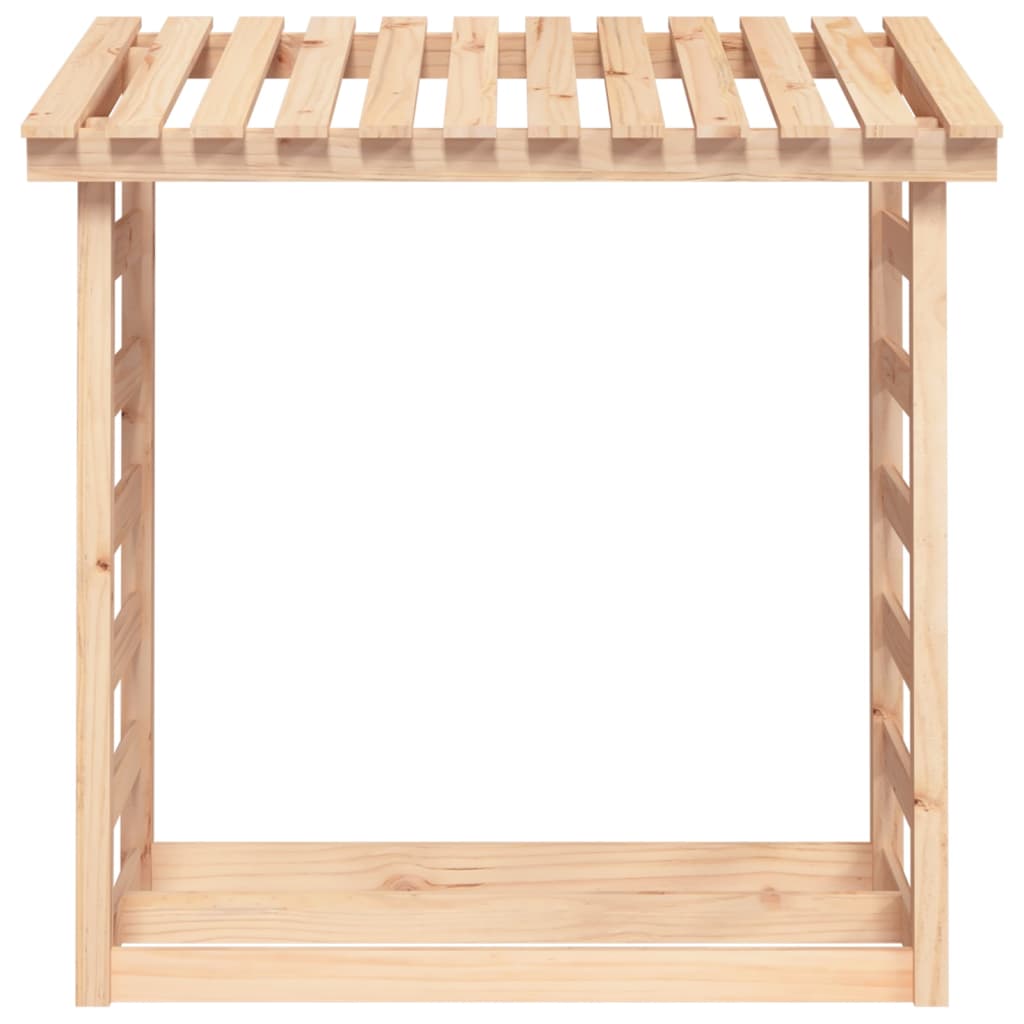 Brændestativ 108X64,5X110 Cm Massivt Fyrretræ