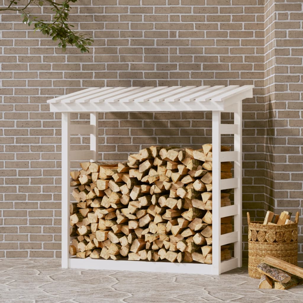 Brændestativ 108X64,5X110 Cm Massivt Fyrretræ