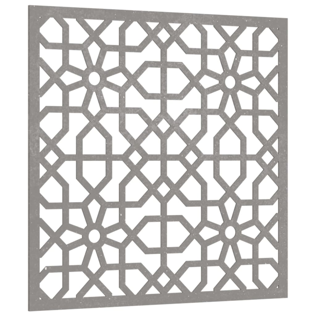 Udendørs Vægdekoration 55X55 Cm Maurisk Design Cortenstål