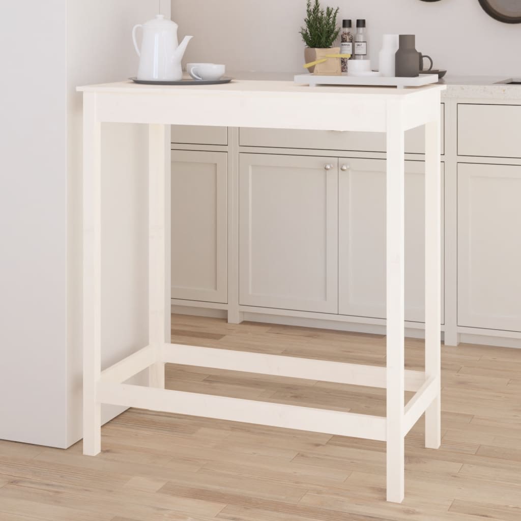 Barbord 100X50X110 Cm Massivt Fyrretræ
