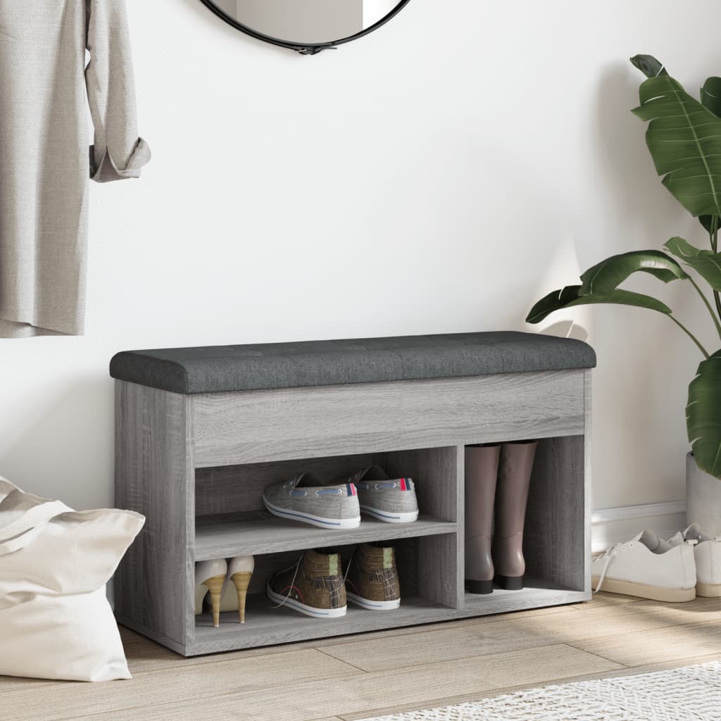 Skobænk 82X32X45,5 Cm Konstrueret Træ