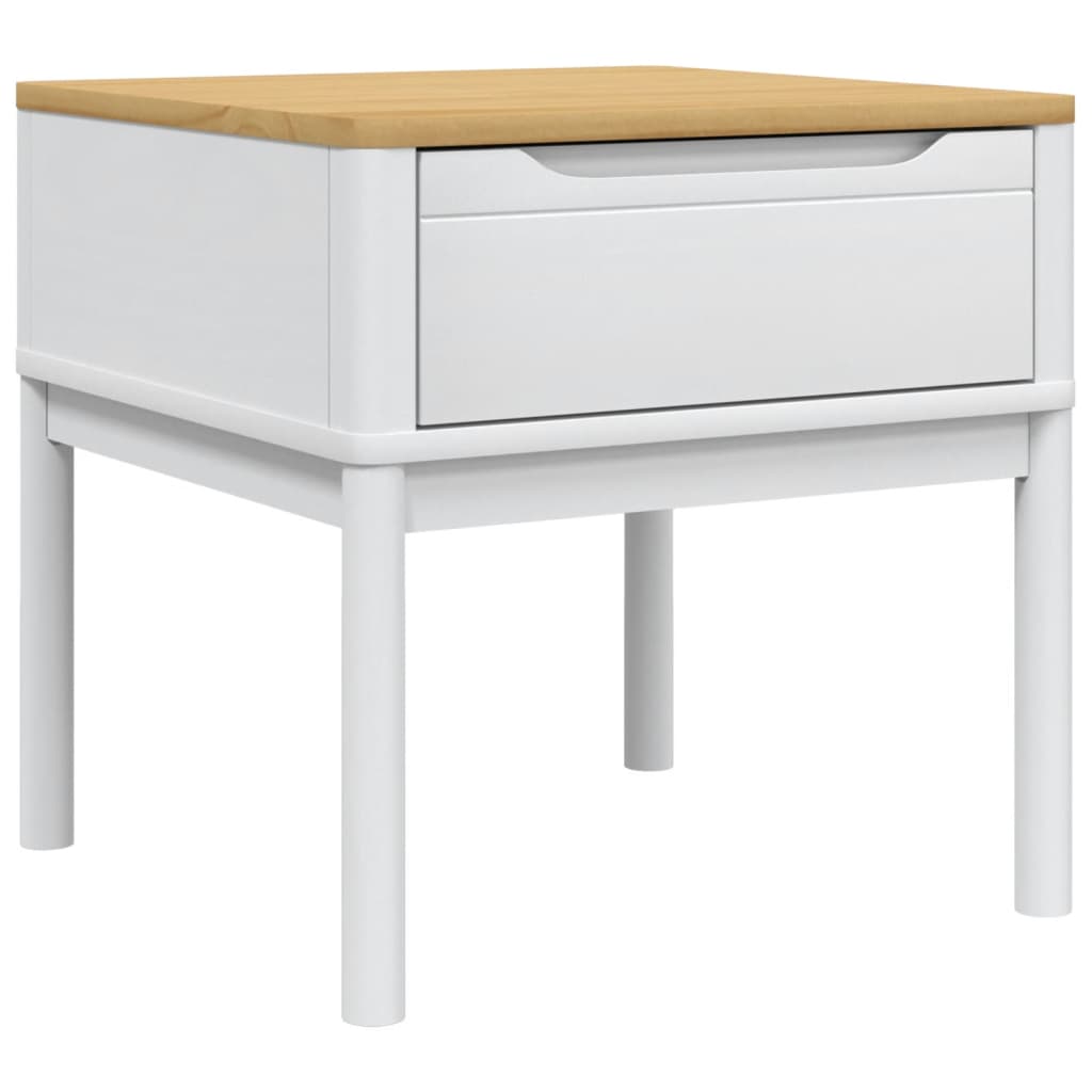 Lampebord Floro 55X55X54 Cm Massivt Fyrretræ