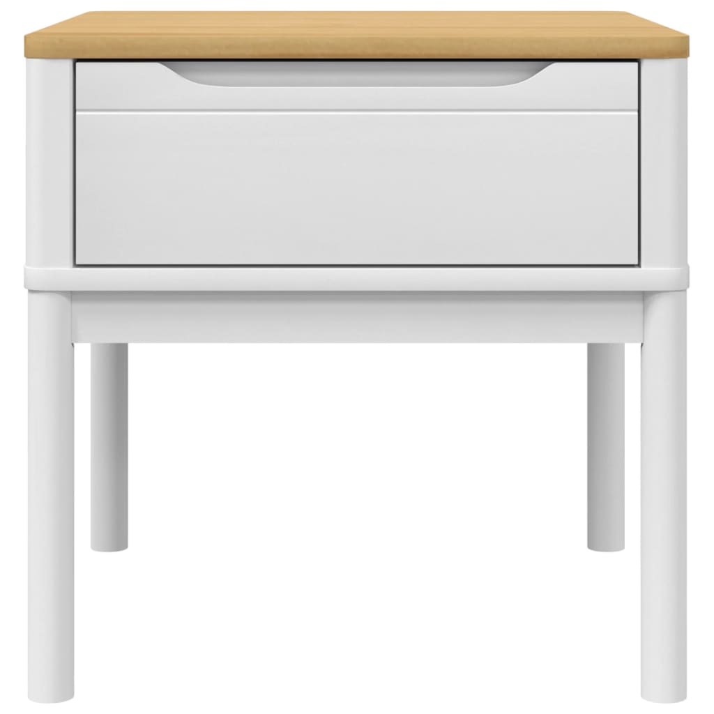 Lampebord Floro 55X55X54 Cm Massivt Fyrretræ