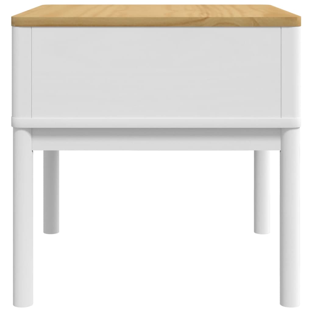 Lampebord Floro 55X55X54 Cm Massivt Fyrretræ