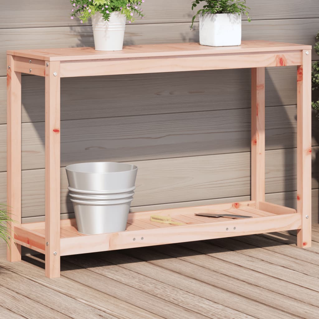 Plantebord Med Hylde 82,5X35X75 Cm Massivt Fyrretræ