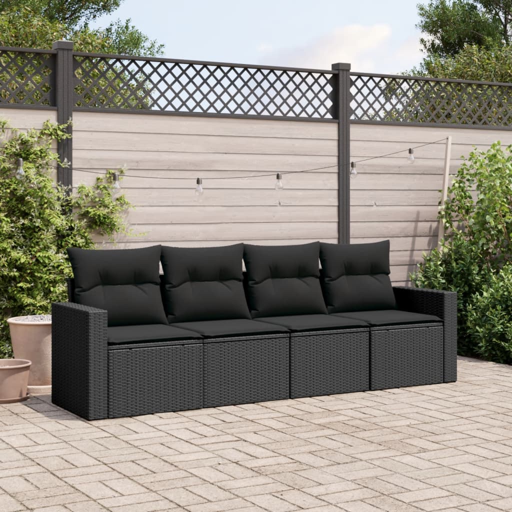 Sofasæt 5 Dele Med Hynder Polyrattan