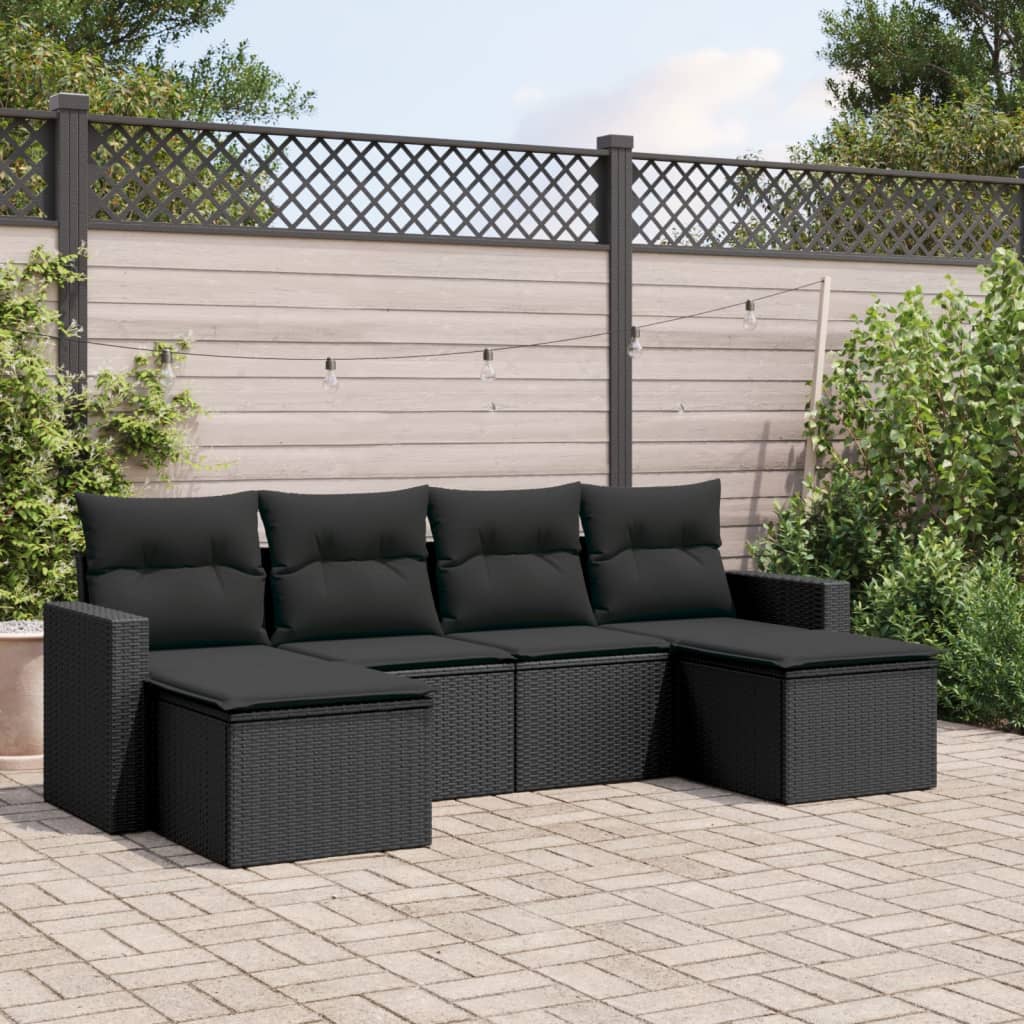 Sofasæt Til Haven 7 Dele Med Hynder Polyrattan