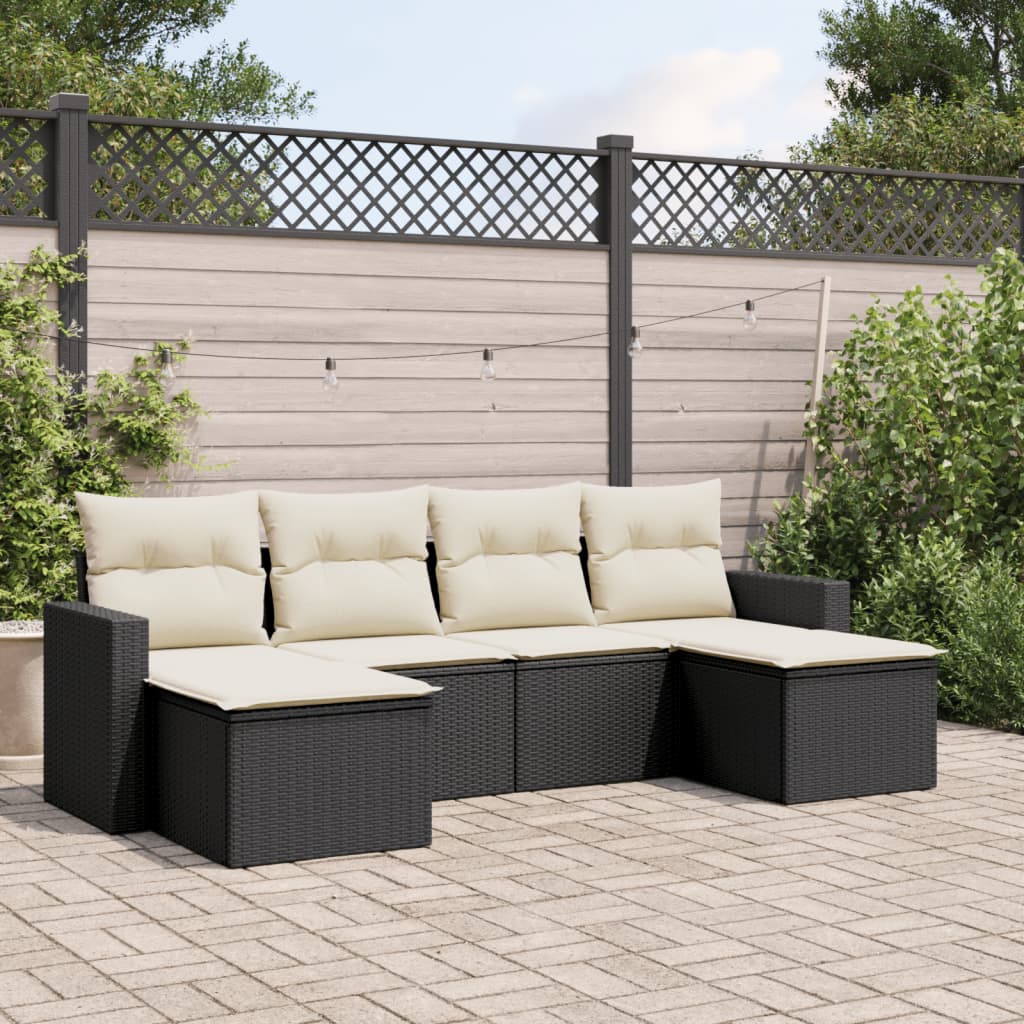 Sofasæt Til Haven 7 Dele Med Hynder Polyrattan