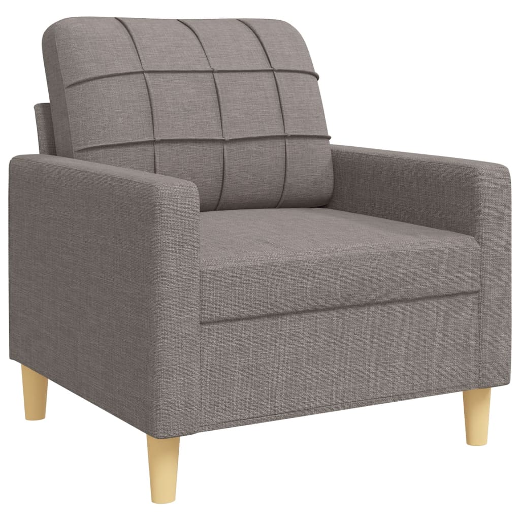 Sofasæt 4 Dele Med Fodskammel Og Pyntepuder Stof