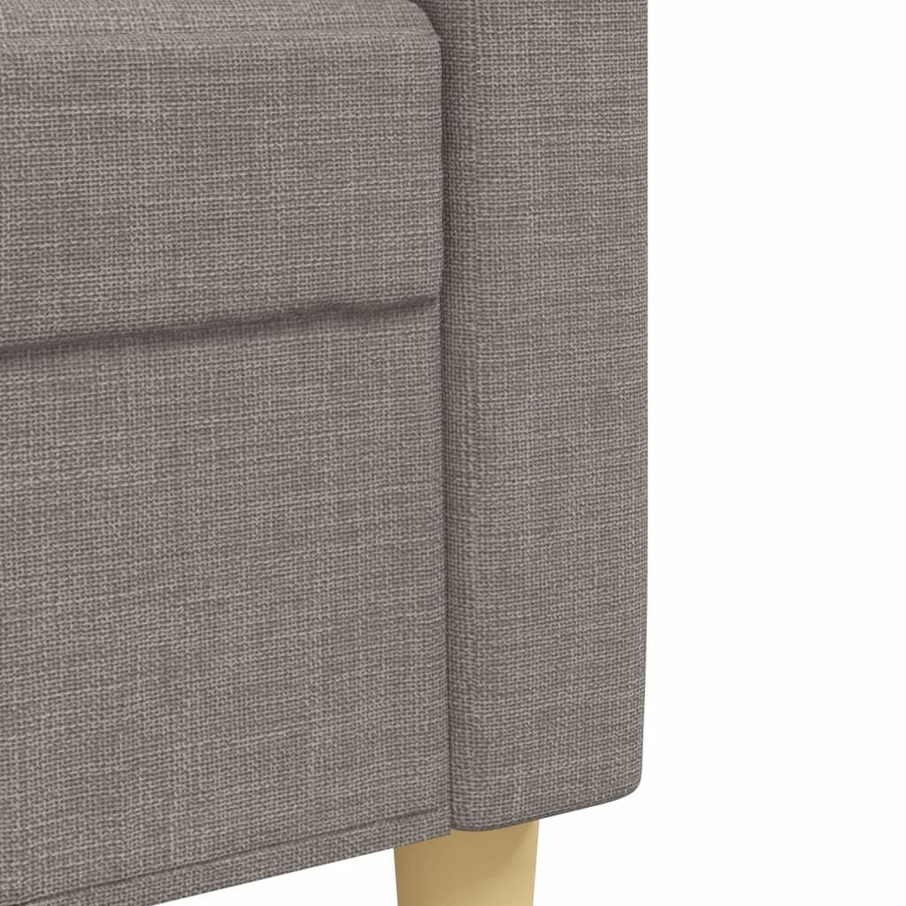 Sofasæt 4 Dele Med Fodskammel Og Pyntepuder Stof