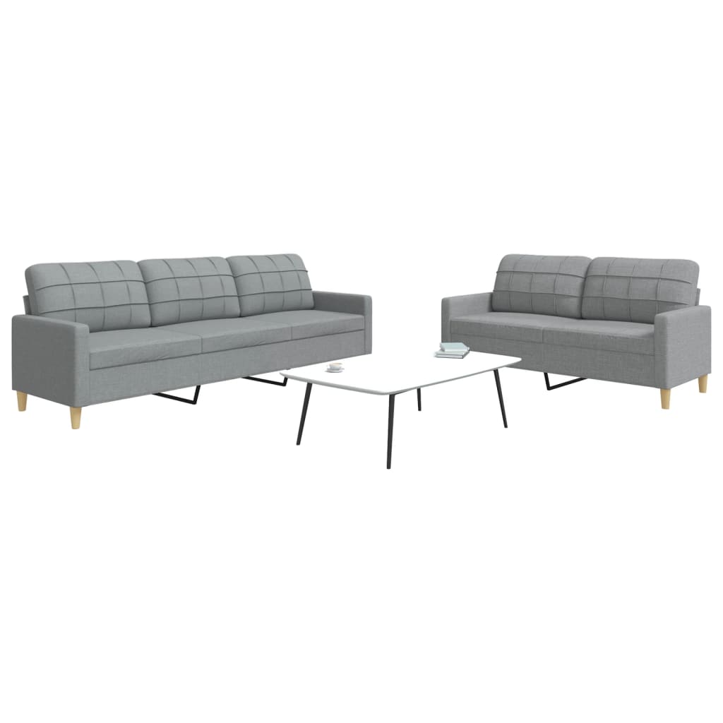 Sofasæt 3 Dele Stof