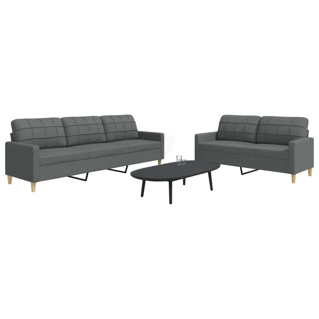 Sofasæt 3 Dele Stof