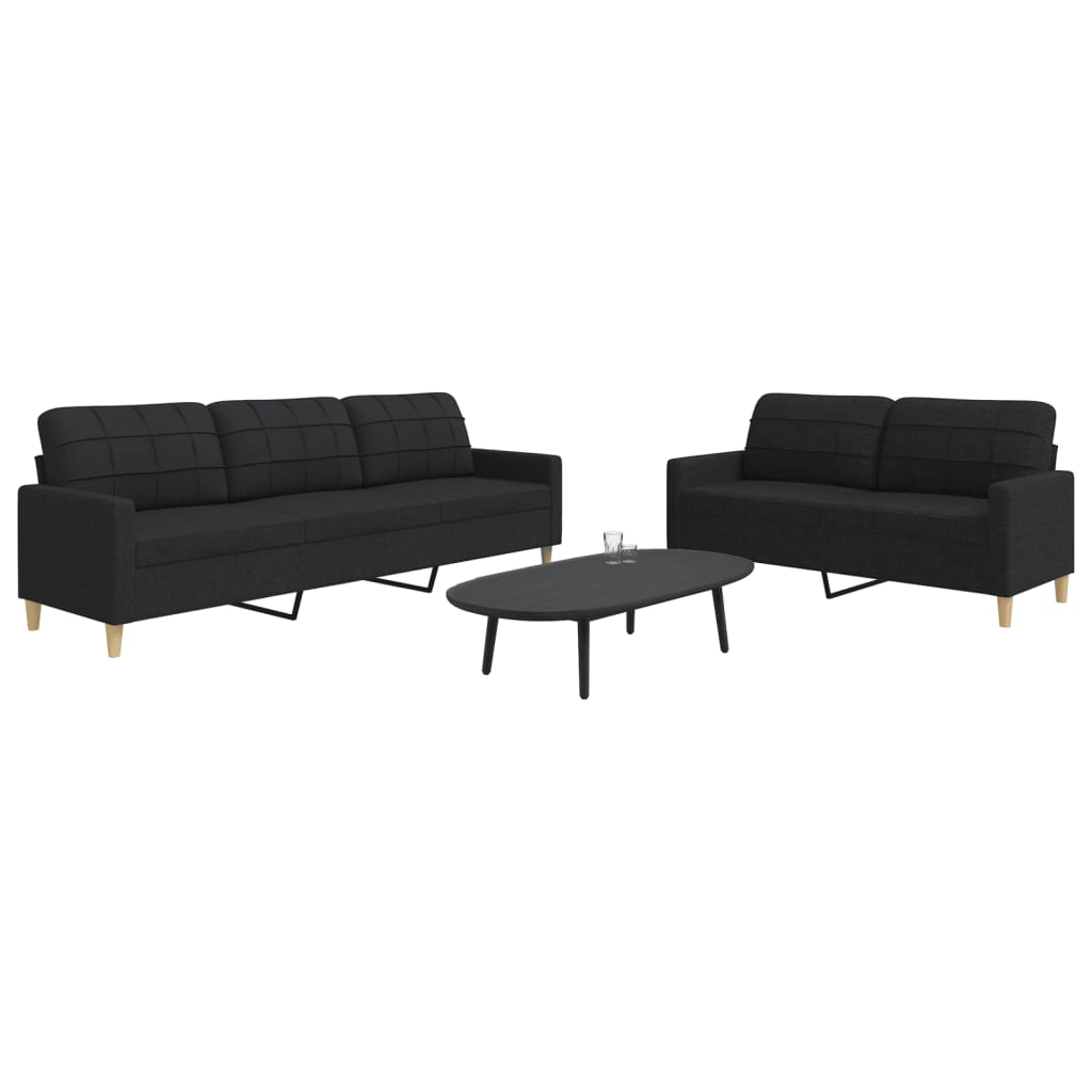 Sofasæt 3 Dele Stof
