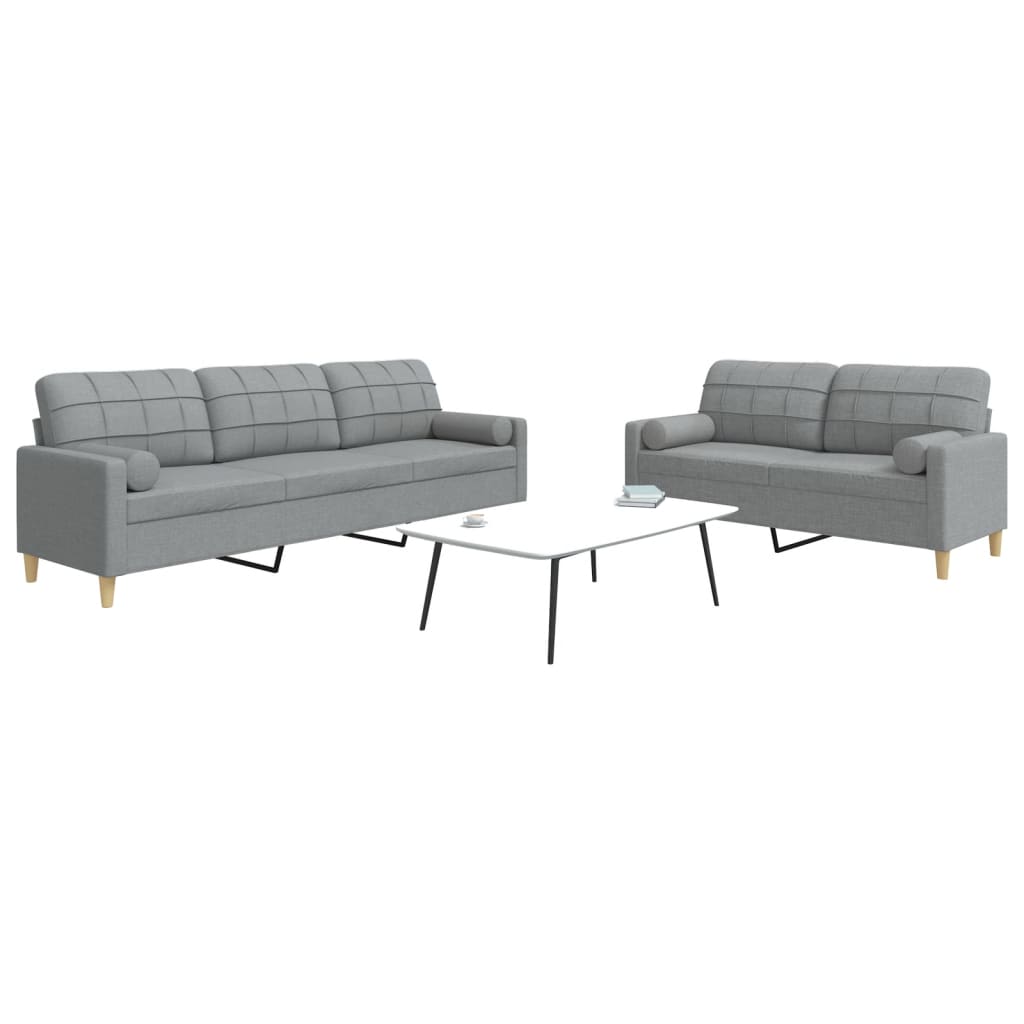 Sofasæt 3 Dele Stof
